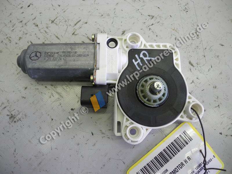 Mercedes Benz S211 BJ2005 Motor Fensterheber hinten rechts A2118202442